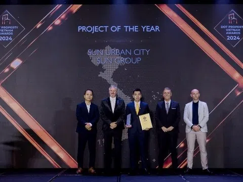 Đô thị nghỉ dưỡng Sun Urban City xuất sắc giành giải thưởng “Dự án của năm” tại Dot Property Vietnam Awards 2024