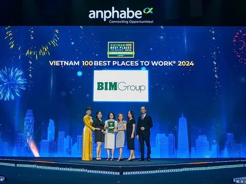 BIM Group được vinh danh Top 100 Nơi Làm Việc Tốt Nhất Việt Nam 2024