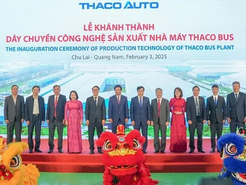 THACO AUTO khánh thành dây chuyền công nghệ sản xuất và ra mắt các dòng sản phẩm mới THACO Bus và THACO Tải