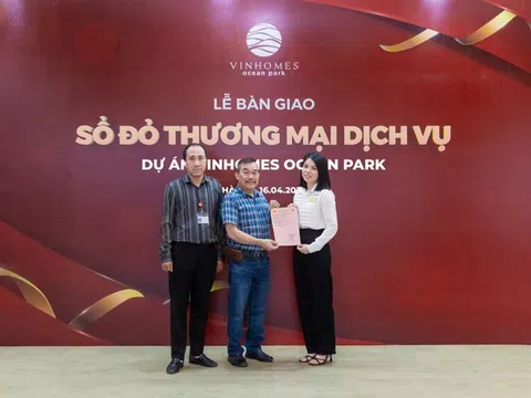 Luật sư: Shop thương mại dịch vụ Vinhomes được cấp sổ đỏ là tín hiệu tích cực