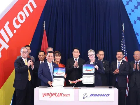 Chủ tịch nước Lương Cường chứng kiến Vietjet nhận bàn giao tàu bay Boeing đầu tiên – dấu mốc 30 năm quan hệ Việt Nam – Hoa Kỳ