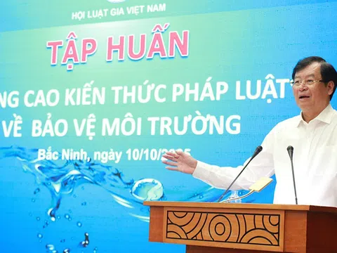 Bắc Ninh: Bồi dưỡng kiến thức pháp luật về bảo vệ môi trường cho cán bộ