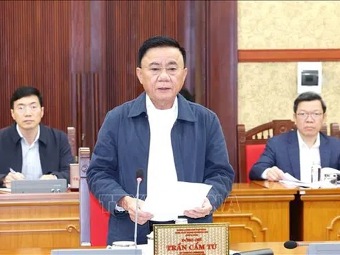 Thường trực Ban Bí thư Trần Cẩm Tú: Đáp ứng yêu cầu cao nhất cho công tác tổ chức Đại hội XIV của Đảng