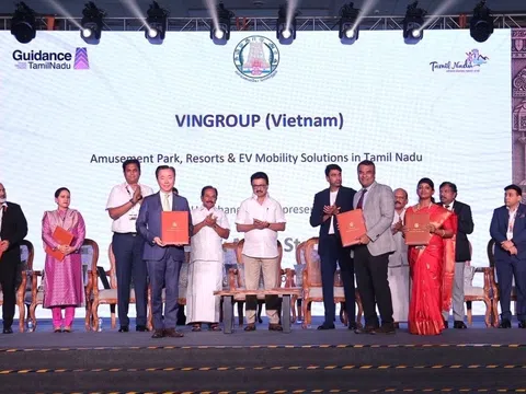 Vingroup ký kết MOU với bang Tamil Nadu, củng cố hệ sinh thái đa ngành tại Ấn Độ