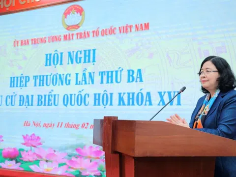 Thống nhất danh sách 217 ứng viên đại biểu Quốc hội khóa XVI ở trung ương