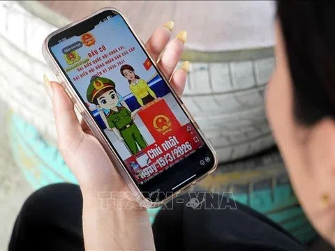 Bộ Công an hướng dẫn người dân sử dụng VNeID để hỗ trợ bầu cử Quốc hội