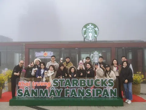 Fansipan chính thức có cửa hàng Starbucks cao nhất châu Á