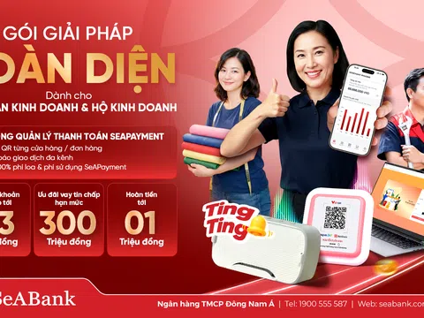 SeABank tung “combo” giải pháp toàn diện giúp hộ kinh doanh số hóa dòng tiền