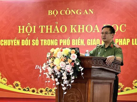 Hội thảo khoa học “Chuyển đổi số trong phổ biến, giáo dục pháp luật” trong CAND