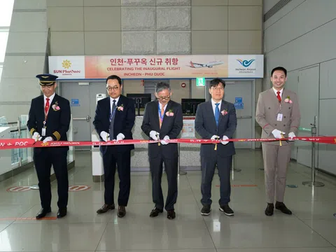 Đón gần 230 hành khách từ Incheon, Sun PhuQuoc Airways nâng tầm trải nghiệm với đường bay quốc tế thứ hai
