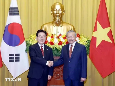 Tổng Bí thư, Chủ tịch nước Tô Lâm hội đàm với Tổng thống Hàn Quốc Lee Jae Myung