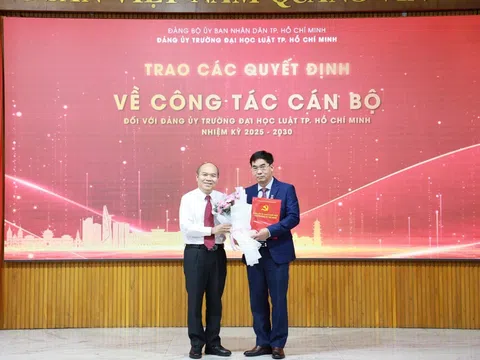 TS. Lê Trường Sơn chính thức giữ chức Bí thư Đảng ủy Trường Đại học Luật TP.HCM