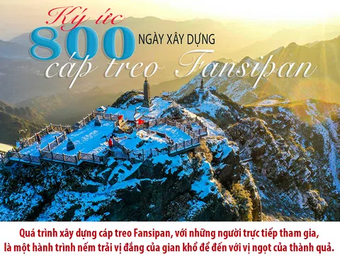 Ký ức 800 ngày xây dựng cáp treo Fansipan