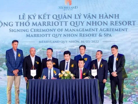 Ký kết hợp tác và động thổ khách sạn 5 sao Marriott Resort & Spa tại Merry Land Quy Nhơn: Tập đoàn Hưng Thịnh đánh thức “Kỳ quan miền Nhiệt đới” !
