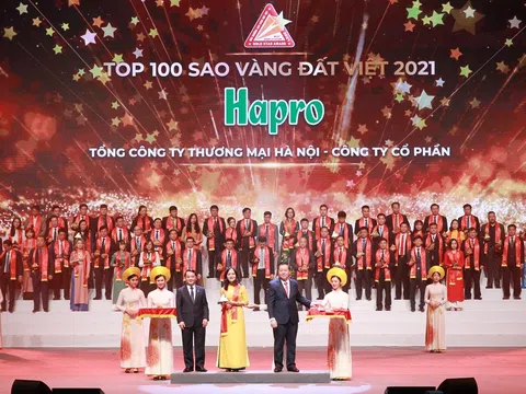 Vững vàng vượt đại dịch, HAPRO được vinh danh giải thưởng Sao vàng Đất Việt năm 2021