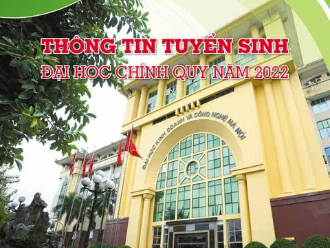 TRƯỜNG ĐẠI HỌC KINH DOANH VÀ CÔNG NGHỆ HÀ NỘI TUYỂN SINH NĂM 2022