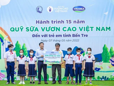 Hành trình năm thứ 15 của Quỹ sữa Vươn cao Việt Nam mang sữa đến cho 21.000 trẻ em