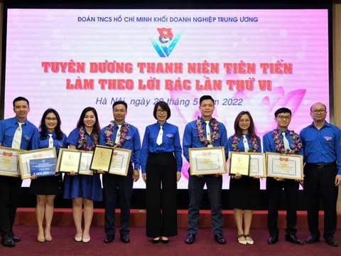 Tuổi trẻ Vietcombank được tuyên dương Thanh niên tiên tiến làm theo lời Bác Lần thứ IV – năm 2022 của Khối Doanh nghiệp Trung ương