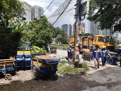 Ban QLDA ĐTXD Quận Hoàng Mai: Thực hiện tốt công tác tiêu thoát nước chống ngập úng năm 2022