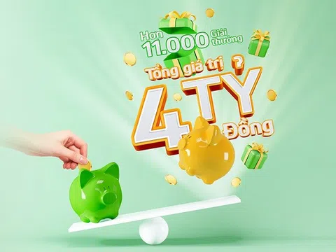 Cơ hội trúng 600 triệu đồng khi gửi tiết kiệm tại Vietcombank