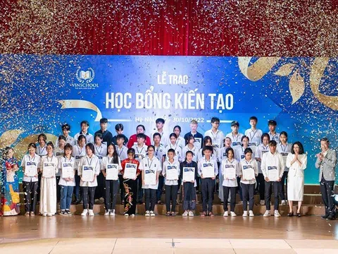 Vinschool trao học bổng kiến tạo năm thứ 2 cho 40 học sinh