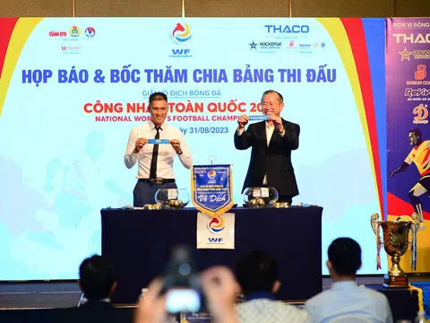 THACO tài trợ Kim Cương cho Giải Bóng đá Công nhân toàn quốc 2023