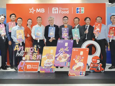 MB, ShopeeFood và JCB hợp tác ra mắt chính thức dòng thẻ đa năng Hi ShopeeFood