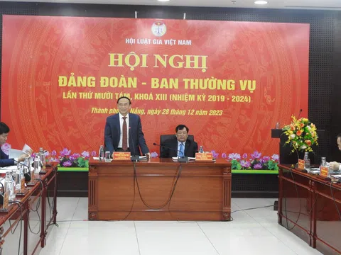 Hội nghị Đảng đoàn - Ban Thường vụ Hội Luật gia Việt Nam lần thứ 18