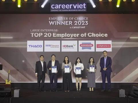 THACO vào “Top 20 nhà tuyển dụng được yêu thích nhất” khối doanh nghiệp lớn