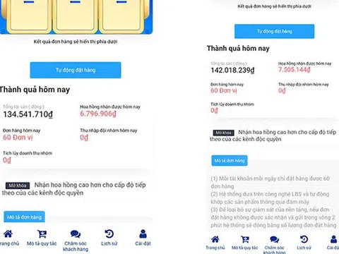 Cảnh báo app 'giật đơn' hàng online