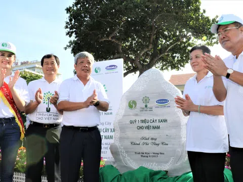 Quỹ 1 triệu cây xanh cho Việt Nam và Vinamilk trồng hơn 110.000 cây xanh tại Bà Rịa Vũng Tàu