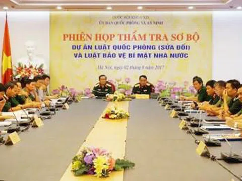 Xem xét Dự luật Bảo vệ bí mật nhà nước