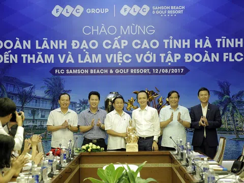 Chủ tịch Hà Tĩnh: Tập đoàn FLC hãy tận dụng cơ hội, sớm triển khai dự án trên địa bàn tỉnh