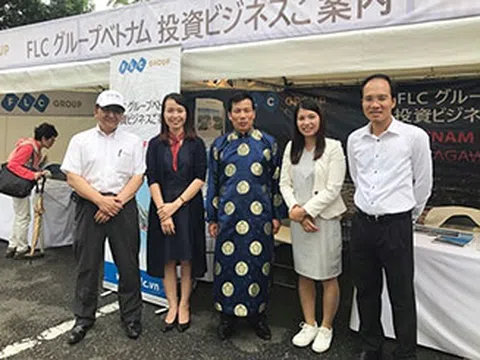 Hai doanh nghiệp Việt - Tập đoàn FLC và Vietnam Airlines tham dự lễ hội Việt Nam 2017 tại Nhật Bản