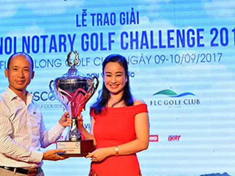 Golfer nữ Trần Mai Anh vô địch giải HANOI NOTARY GOLF CHALLENGE 2017
