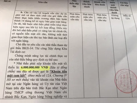 Bắc Kạn:  Thêm một phản ánh Ban quản lý dự án ĐTXD “đánh đố” nhà thầu bằng tiêu chí “đóng tiền mặt”