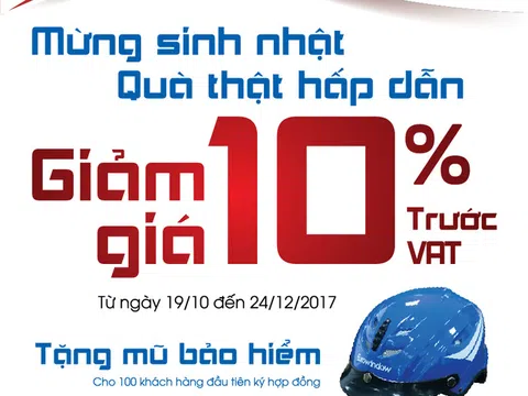 Eurowindow ưu đãi giảm giá lớn nhân dịp sinh nhật chi nhánh TPHCM