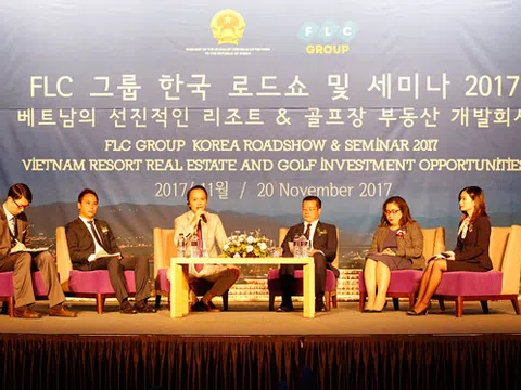 FLC tiếp xúc hơn 400 nhà đầu tư Hàn Quốc tại Seoul, hợp tác toàn diện với  KB Securities