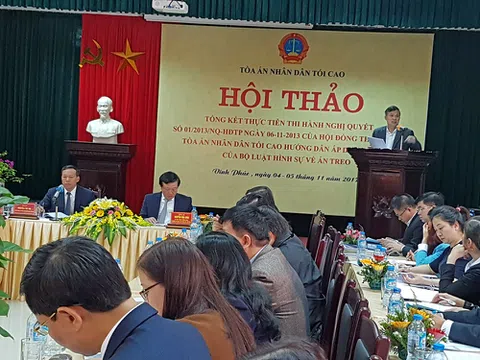 TANDTC tổ chức hội thảo tổng kết thực tiễn hướng dẫn áp dụng Điều 60 BLHS về án treo