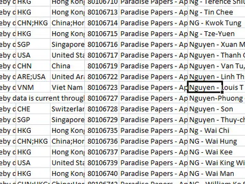 Hơn 200 đại gia Việt có tên trong Hồ sơ Paradise về rửa tiền, trốn thuế