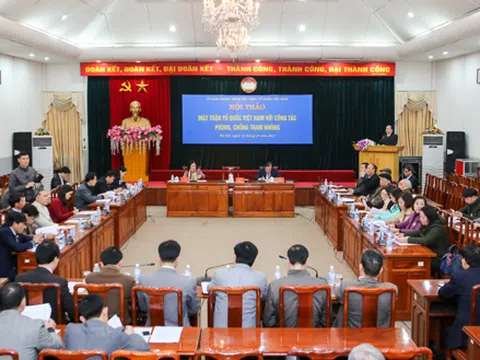 Mặt trận Tổ quốc Việt Nam với công tác phòng, chống tham nhũng