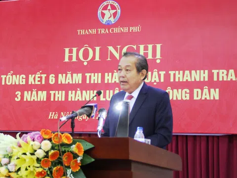 Hội nghị toàn quốc tổng kết 6 năm thi hành Luật thanh tra và 3 năm thi hành Luật tiếp công dân