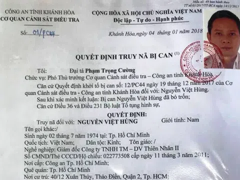 Truy nã giám đốc lừa đảo ở dự án Ocean View Nha Trang