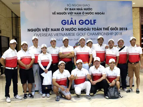 Gần 150 golfer tham dự giải golf người Việt ở nước ngoài ở Quy Nhơn