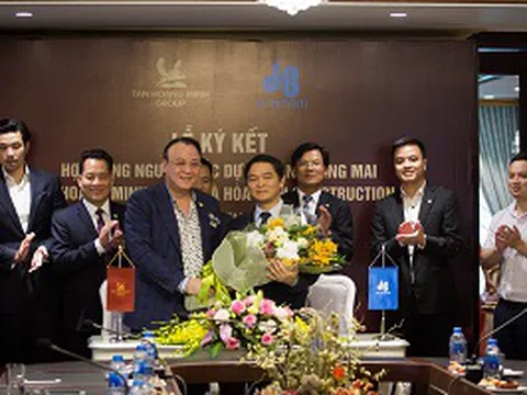 Tân Hoàng Minh ký hợp đồng tổng thầu thiết kế và thi công dự án "khủng" Tân Hoàng Mai