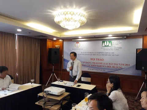 Góp ý kiến sửa đổi, bổ sung một số điều của Luật Đất đai năm 2013.