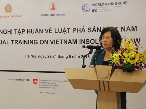 Hội nghị tập huấn về Luật Phá sản Việt Nam dành cho các Thẩm phán