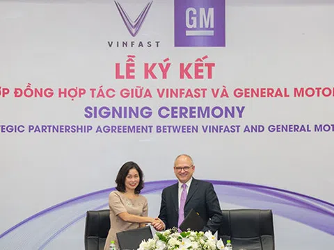 Vinfast và General Motors ký hợp đồng hợp tác chiến lược tại thị trường Việt Nam
