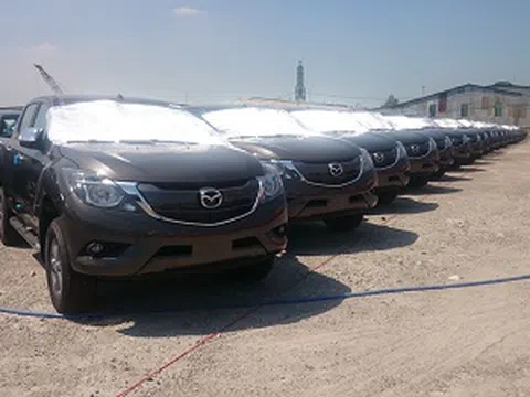 Lô xe nhập khẩu Mazda BT-50 mới đã về kho Thaco?