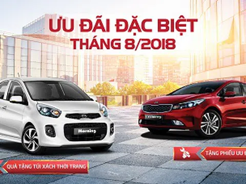 Tháng 8, cơ hội mua xe Kia với hàng loạt ưu đãi hấp dẫn